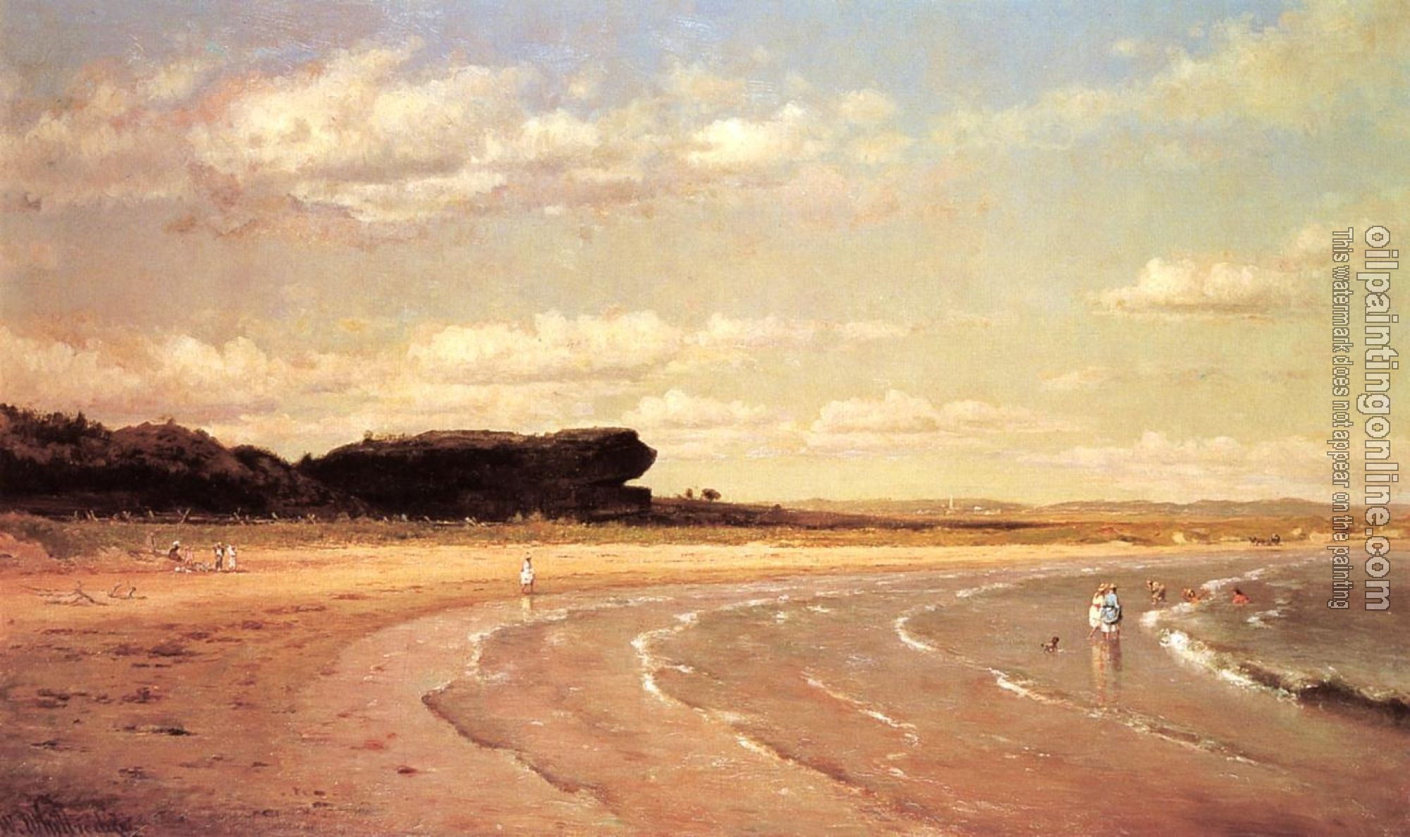 Whittredge, Thomas Worthington - Second Beach, Newport